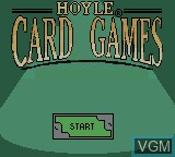 Image de l'ecran titre du jeu Hoyle Card Games sur Nintendo Game Boy Color