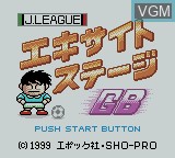 Image de l'ecran titre du jeu J.League Excite Stage GB sur Nintendo Game Boy Color
