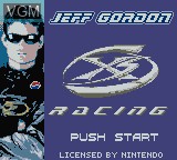 Image de l'ecran titre du jeu Jeff Gordon XS Racing sur Nintendo Game Boy Color