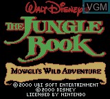 Image de l'ecran titre du jeu Jungle Book, The - Mowgli's Wild Adventure sur Nintendo Game Boy Color