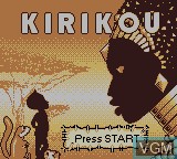 Image de l'ecran titre du jeu Kirikou sur Nintendo Game Boy Color