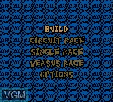 Image du menu du jeu LEGO Racers sur Nintendo Game Boy Color