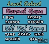 Image du menu du jeu Lemmings & Oh No! More Lemmings sur Nintendo Game Boy Color