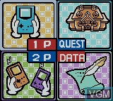 Image du menu du jeu Magical Tetris Challenge sur Nintendo Game Boy Color