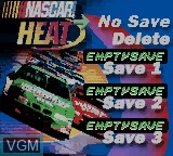 Image du menu du jeu NASCAR Heat sur Nintendo Game Boy Color