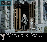 Image du menu du jeu New Addams Family Series, The sur Nintendo Game Boy Color