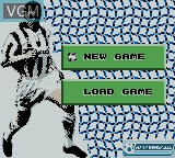 Image du menu du jeu Player Manager 2001 sur Nintendo Game Boy Color