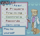 Image du menu du jeu Pokemon Puzzle Challenge sur Nintendo Game Boy Color