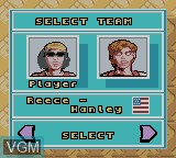 Image du menu du jeu Power Spike Pro Beach Volleyball sur Nintendo Game Boy Color
