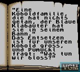 Image du menu du jeu Pumuckls Abenteuer bei den Piraten sur Nintendo Game Boy Color