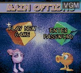 Image du menu du jeu Q*bert sur Nintendo Game Boy Color