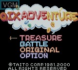 Image du menu du jeu Qix Adventure sur Nintendo Game Boy Color