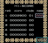 Image du menu du jeu Quest - Fantasy Challenge sur Nintendo Game Boy Color
