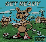 Image du menu du jeu Rats! sur Nintendo Game Boy Color