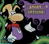 Image du menu du jeu Rayman 2 sur Nintendo Game Boy Color
