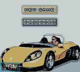 Image du menu du jeu Roadsters sur Nintendo Game Boy Color