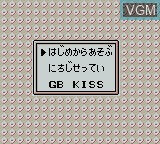 Image du menu du jeu Robot Ponkottsu - Moon Version sur Nintendo Game Boy Color