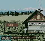 Image du menu du jeu Rocky Mountain - Trophy Hunter sur Nintendo Game Boy Color