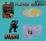 Image du menu du jeu Street Fighter Alpha - Warriors' Dreams sur Nintendo Game Boy Color