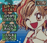 Image du menu du jeu Super GALS! Kotobuki Ran sur Nintendo Game Boy Color