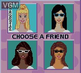 Image du menu du jeu Barbie - Fashion Pack Games sur Nintendo Game Boy Color