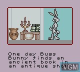 Image du menu du jeu Bugs Bunny - Crazy Castle 3 sur Nintendo Game Boy Color