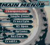 Image du menu du jeu Championship Motocross 2001 Featuring Ricky Carmichael sur Nintendo Game Boy Color