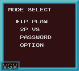 Image du menu du jeu Chase H.Q. - Secret Police sur Nintendo Game Boy Color