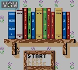 Image du menu du jeu Conker's Pocket Tales sur Nintendo Game Boy Color