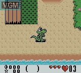 Image du menu du jeu Croc 2 sur Nintendo Game Boy Color