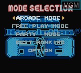 Image du menu du jeu Dance Dance Revolution GB sur Nintendo Game Boy Color