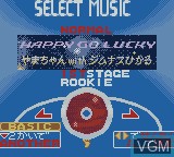 Image du menu du jeu Oha Star Dance Dance Revolution GB sur Nintendo Game Boy Color