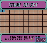 Image du menu du jeu Dragon Dance sur Nintendo Game Boy Color