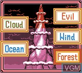 Image du menu du jeu Pocket Bomberman sur Nintendo Game Boy Color