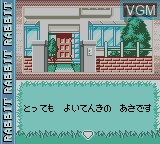 Image du menu du jeu Nakayoshi Pet Series 2 - Kawaii Usagi sur Nintendo Game Boy Color