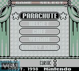 Image du menu du jeu Game & Watch Gallery 2 sur Nintendo Game Boy Color