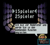 Image du menu du jeu Gute Zeiten Schlechte Zeiten Quiz sur Nintendo Game Boy Color