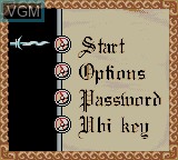 Image du menu du jeu Hype - The Time Quest sur Nintendo Game Boy Color