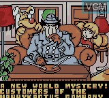 Image du menu du jeu Inspector Gadget - Operation Madkactus sur Nintendo Game Boy Color