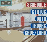 Image du menu du jeu K.O. - The Pro Boxing sur Nintendo Game Boy Color