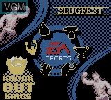Image du menu du jeu Knockout Kings sur Nintendo Game Boy Color