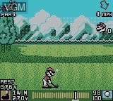 Image in-game du jeu Mario Golf sur Nintendo Game Boy Color
