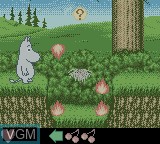 Image in-game du jeu Moomin's Tale sur Nintendo Game Boy Color