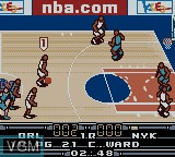 Image in-game du jeu NBA In the Zone 2000 sur Nintendo Game Boy Color