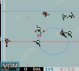 Image in-game du jeu NHL 2000 sur Nintendo Game Boy Color