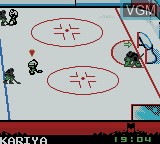 Image in-game du jeu NHL Blades of Steel 2000 sur Nintendo Game Boy Color