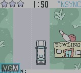 Image in-game du jeu *NSYNC - Get to the Show sur Nintendo Game Boy Color