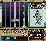 Image in-game du jeu Pop'n Music GB Disney Tunes sur Nintendo Game Boy Color