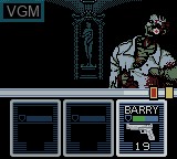Image in-game du jeu Resident Evil Gaiden sur Nintendo Game Boy Color