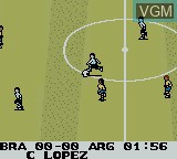 Image in-game du jeu Ronaldo V-Football sur Nintendo Game Boy Color